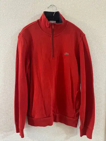 LACOSTE 하프 지퍼 맨투맨 L 사이즈