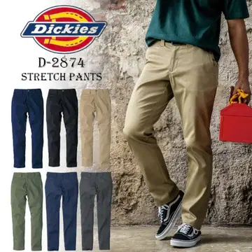 Dickies T/C 스트레치 올 루즈 팬츠 SS 네이비