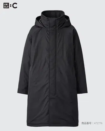 UNIQLO:C 유니클로 씨 후디드 코트 사이즈 L