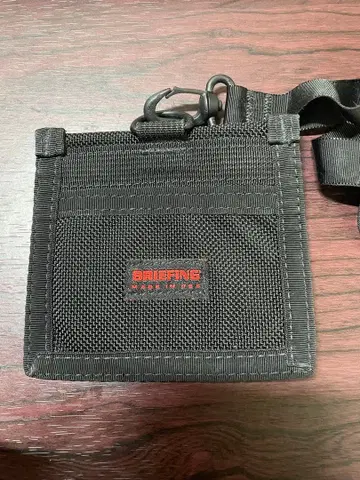 BRIEFING 블랙 패스 케이스
