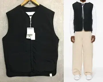 2024 레어 새상품급 택 포함 질 샌더 플러스 고급 방한 다운 베스트