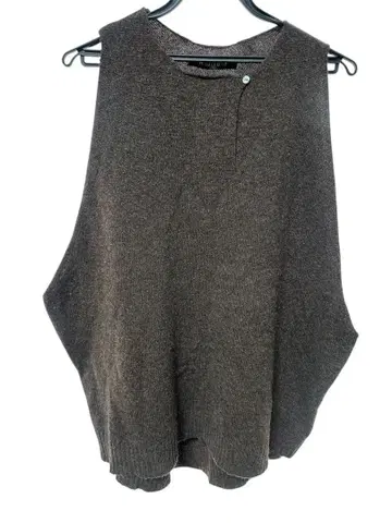 mizuiro ind 브라운 니트 베스트