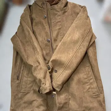 Teatro 후드 부착 브라운 자켓