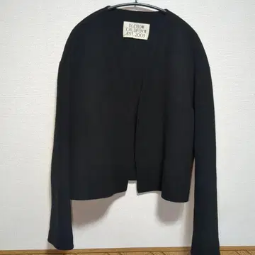 DLCHOW 노카라 자켓 블랙 여성용