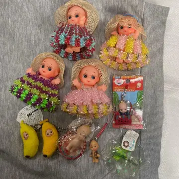 큐피 키링 스트랩 피규어 플라워 큐피 인형