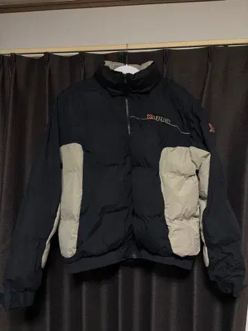 Kappa 다운 자켓 블랙 xxl 사이즈