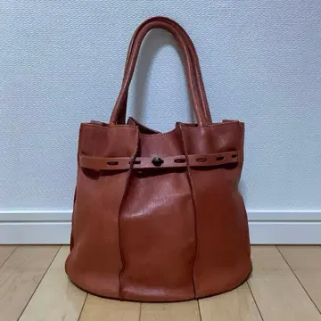 Piombo 천연 가죽 가죽 토트백 브라운