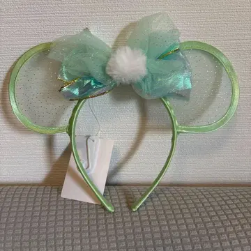 미키 모양 민트 그린 머리띠 팅커벨