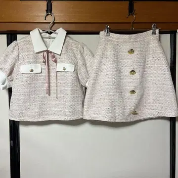 AnkRouge 앙크루즈 트위드 셋업