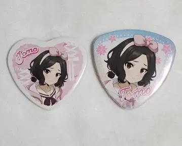 걸즈 밴드 클라이 애니메이트 캔뱃지 2개 세트 토모