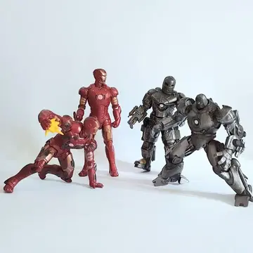 아메리칸 코믹스 히어로 아이언맨 4체