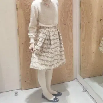 Peu pres 푸프레 캔디 패턴 스커트