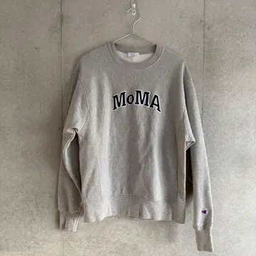 Champion MoMA 로고 맨투맨 M 그레이