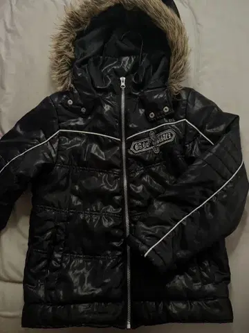 퍼 포함 충전솜 다운 자켓 블랙 방한 겨울 상품