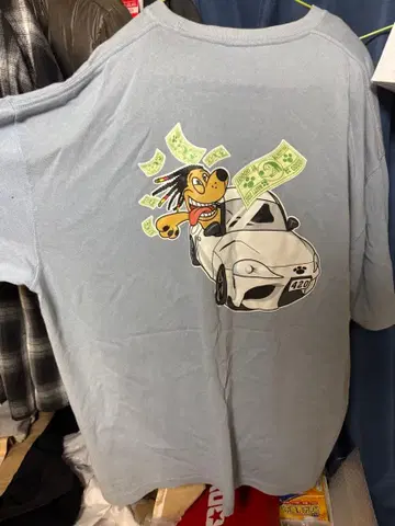 내스티독 블루 T셔츠