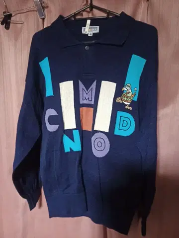 빈티지 DOMINICI 네이비 니트 스웨터 46