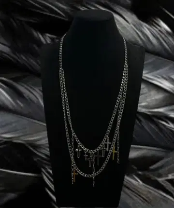 handmade 십자가_/y2k/Fgrunge/Necklace