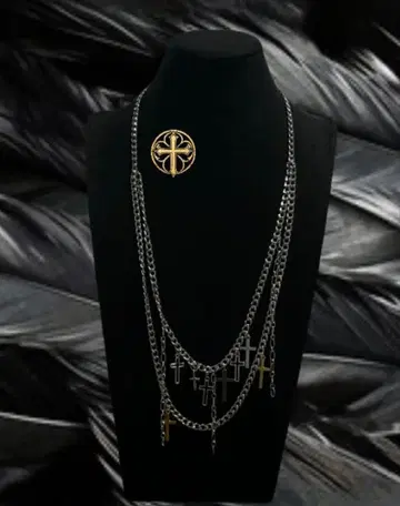 handmade 십자가_/y2k/Fgrunge/Necklace