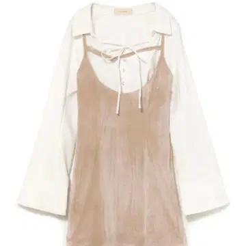 andmary Betty velour mini dress