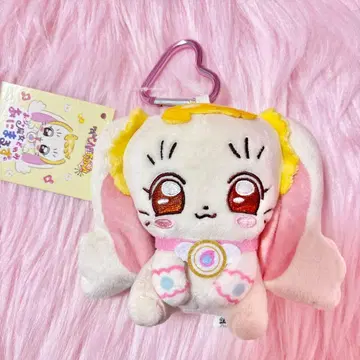 오쟈마녀 도레미 애니멀즈 카라비너 부착 봉제 인형 마스코트 충견 하나견