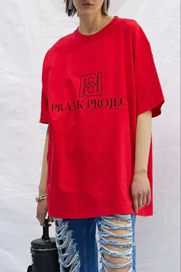prankproject P 로고 오버 TEE
