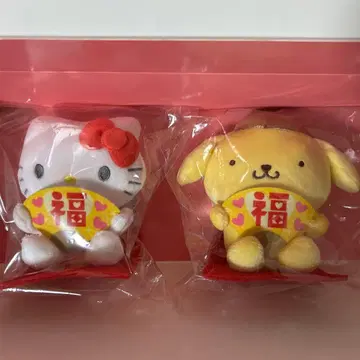 헬로키티 시나모롤 봉제 인형 세트