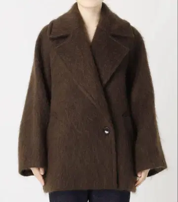 journal standard L'essage 모헤어 mix 샤기 코트