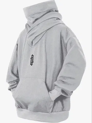 Eocicvvi 후드티 터틀넥 속기모