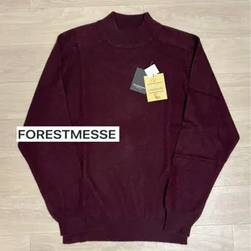 Forestmesse 실크 캐시미어 니트 모크넥 L 미사용 새상품