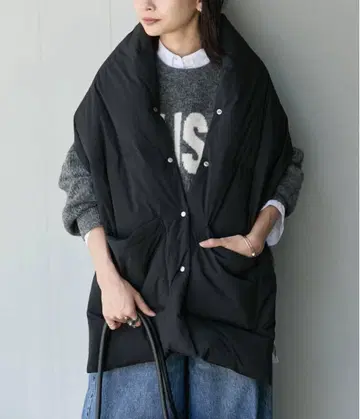 새상품 JOURNAL STANDARD 나일론 타프타 다운 머플러