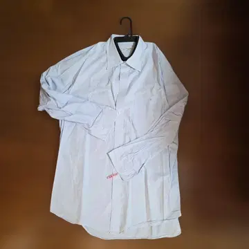 일본제 스카이블루 스트라이프 셔츠 L 사이즈