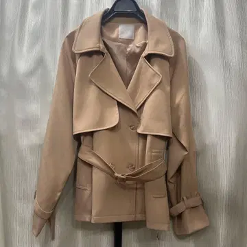 [ Cheek ] 미들 트렌치코트/M/베이지