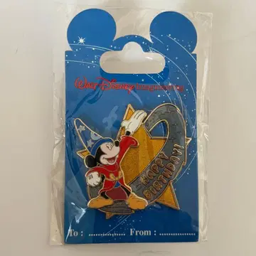 디즈니 소서러 미키 벌스데이 핀 배지 WDI LE300