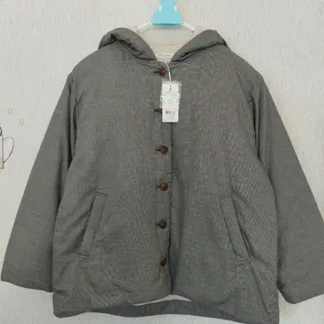 self+service C 보아 안감 후와리 후드 아우터 L 사이즈