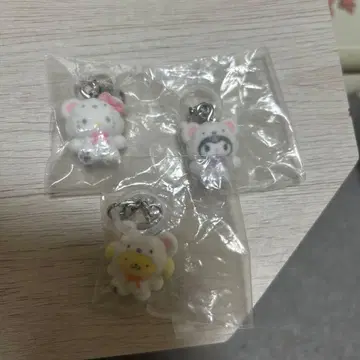 메지루시 액세서리 포근포근 스노우 산리오 참