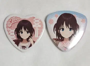 걸즈 밴드 클라이 애니메이트 캔뱃지 2개 세트 니나