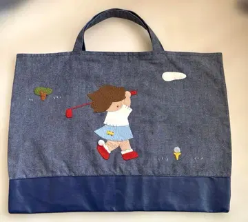 패밀리아 familiar 데님 토트백 골프 레슨 여아