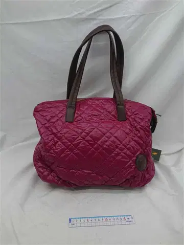 헌팅월드 퀼팅 토트백 보르도 계열 여성용