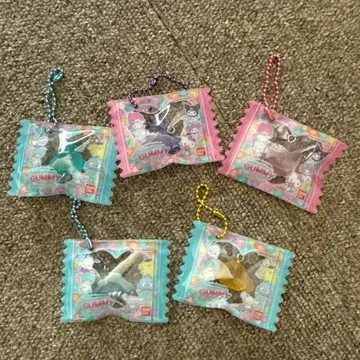 반다이 캡슐 토이 구미형 키링 세트