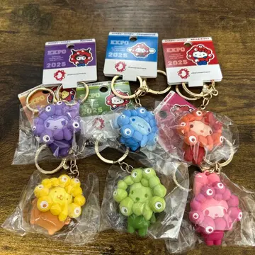 간사이 만박 산리오 최애 컬러 미야쿠미야쿠 키링 6종