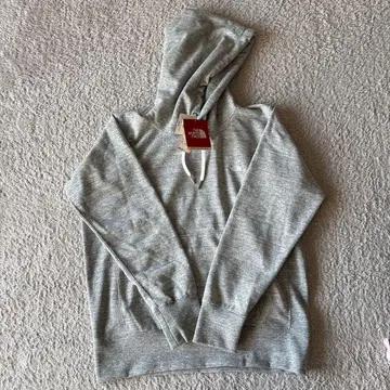 THE NORTH FACE 그레이 후드 부착 후드티 택 포함 새상품