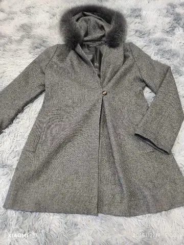 라핀 블랑슈 코트 롱 그레이 38