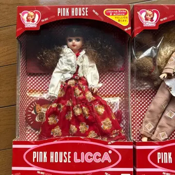 PINK HOUSE LICCA 인형 본체 5체 세트