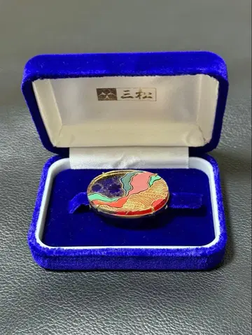 오비 고정 띠 오비토메 미마츠 수정 금채 브로치 기모노 일본 의류 잡화