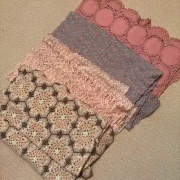 레이스 스톨 4개 세트