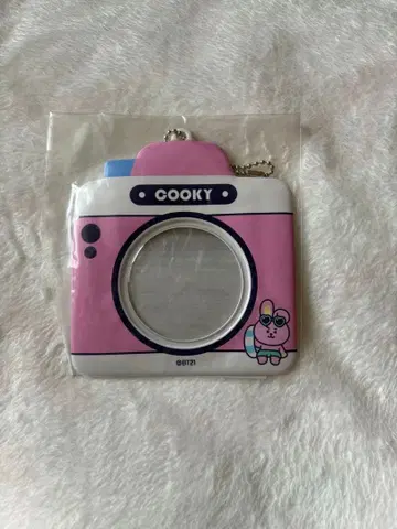 BT21 COOKY 카메라형 버튼 배지 케이스