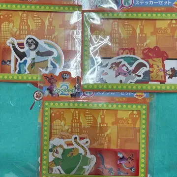 주토피아2 스티커 세트 3종류