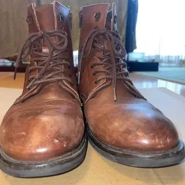 브라운 미들컷 부츠