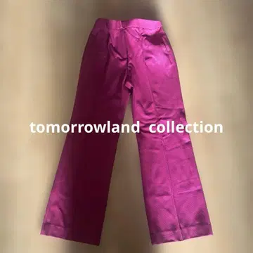 컨디션 최상 TOMORROWLAND 팬츠 핑크