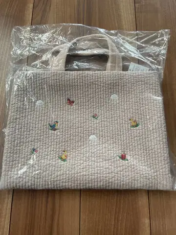 비오는날 페이러 콜라보 토트백 카페베이지